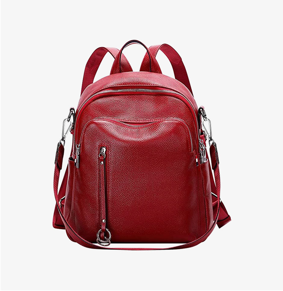 Fashion Genuine Leather Backpack Purse
